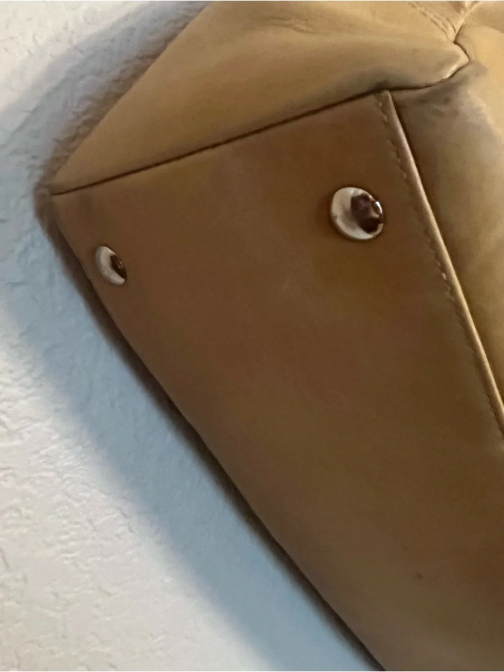 COACH Hamilton Soft Leather Satchel Purse Bag Tan Butter Yellow D1098-F13811